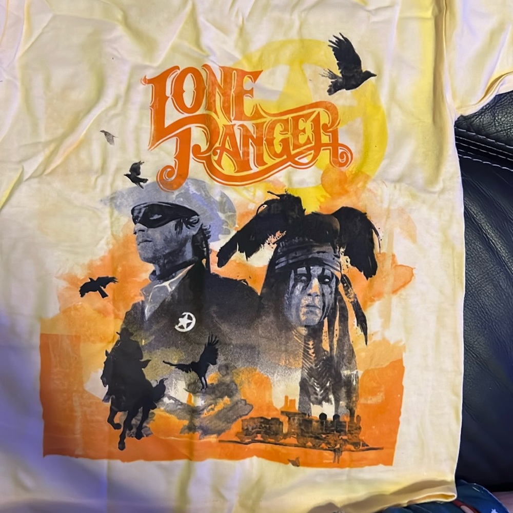 Disney, the Lone Ranger T-shirt, size small